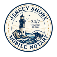 24/7 Mobile Notary of the Jersey Shore logo